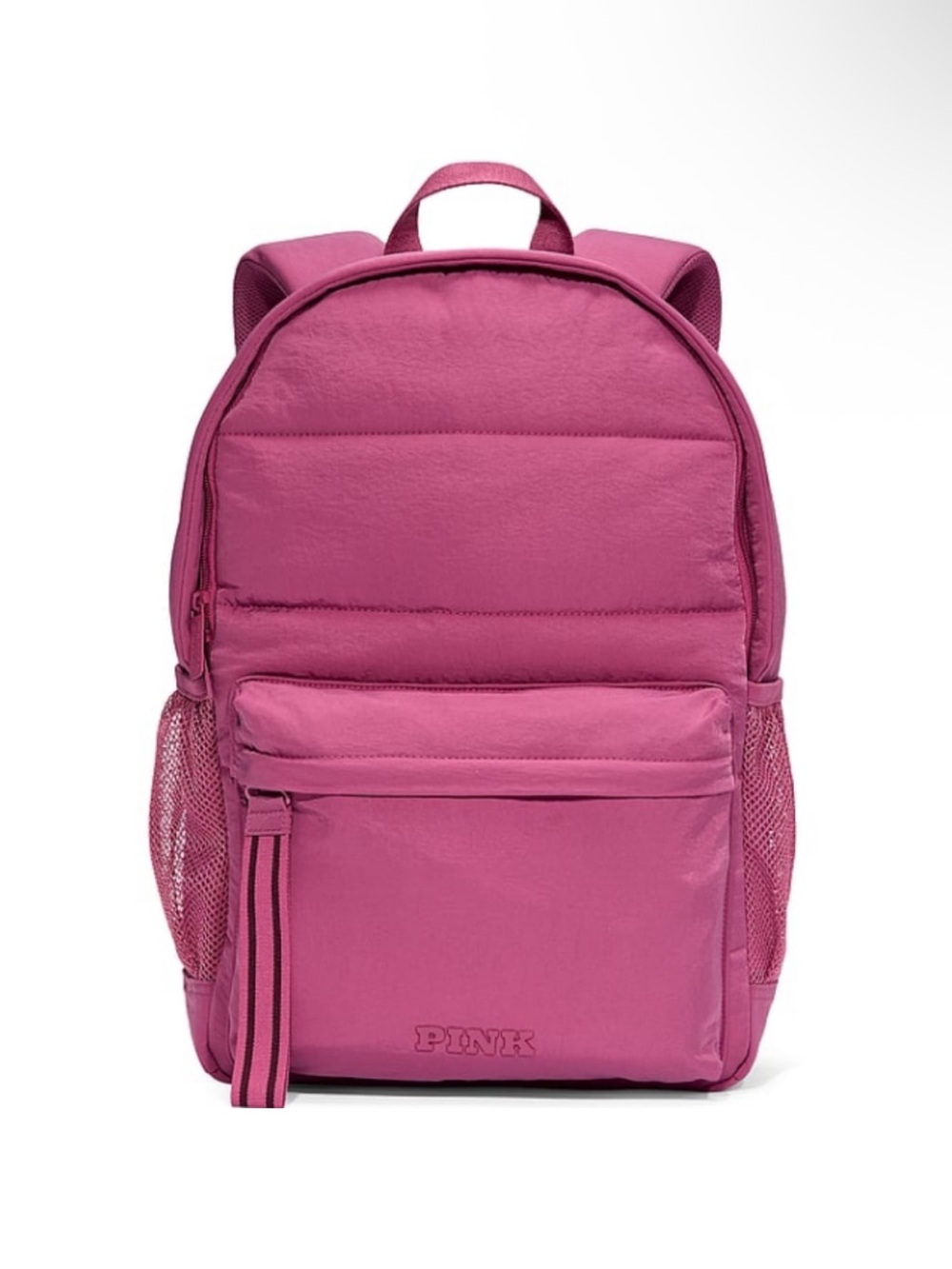 VICTORIA'S SECRET PINK
Quilted Puffer Backpack Bag VS
Red Violet Hot Pink NWT